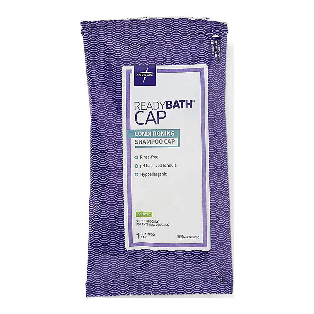 Medline Ready Bath Hair Shampoo Cap With Conditioner, Msc095230 - 1 Ea
